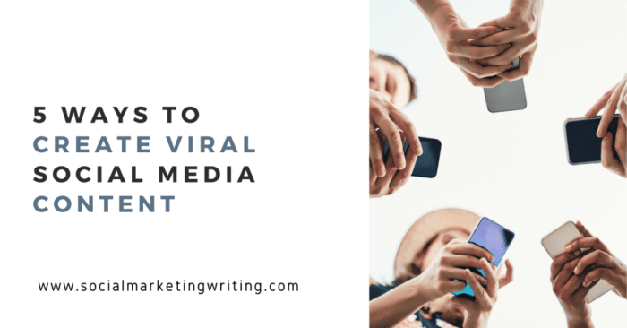 Creating Viral Social Media Content