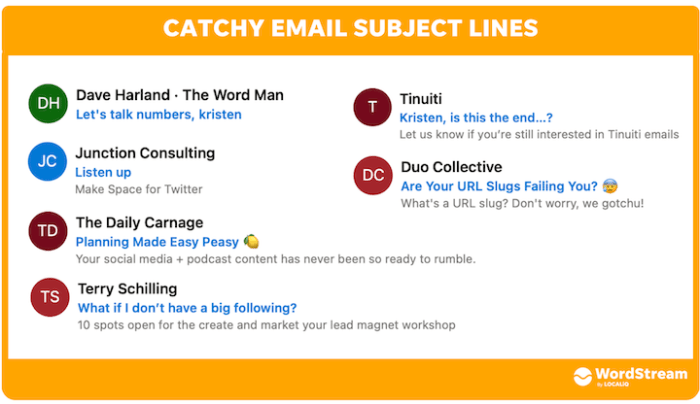 Creating Engaging Email Subject Lines