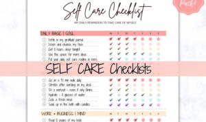 Self-Care Routine Ideas